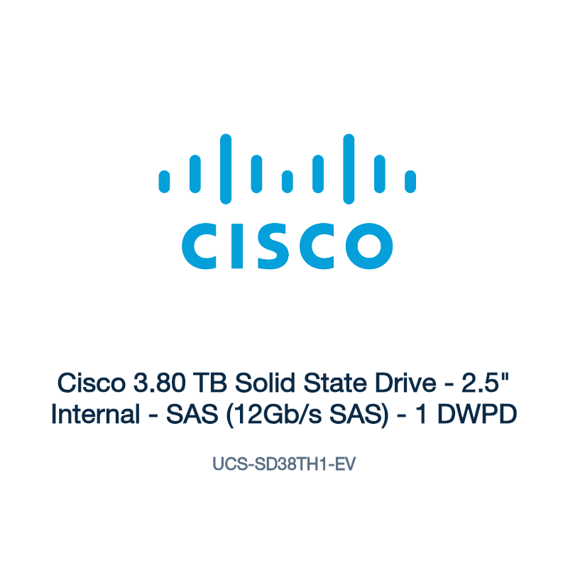 UCS-SD38TH1-EV: Cisco 3.80 TB Solid State Drive