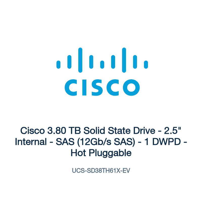 UCS-SD38TH61X-EV: Cisco 3.80 TB Solid State Drive