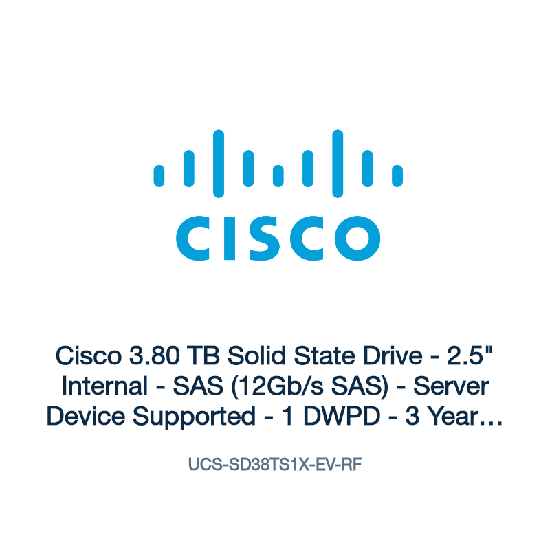 UCS-SD38TS1X-EV-RF: Cisco 3.80 TB Solid State Drive