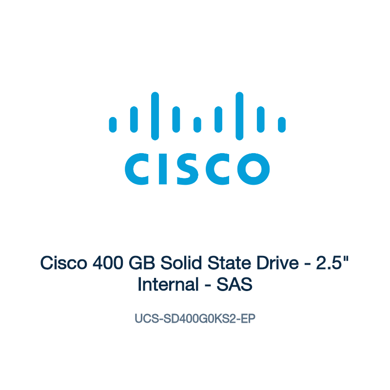 UCS-SD400G0KS2-EP: Cisco 400 GB Solid State Drive