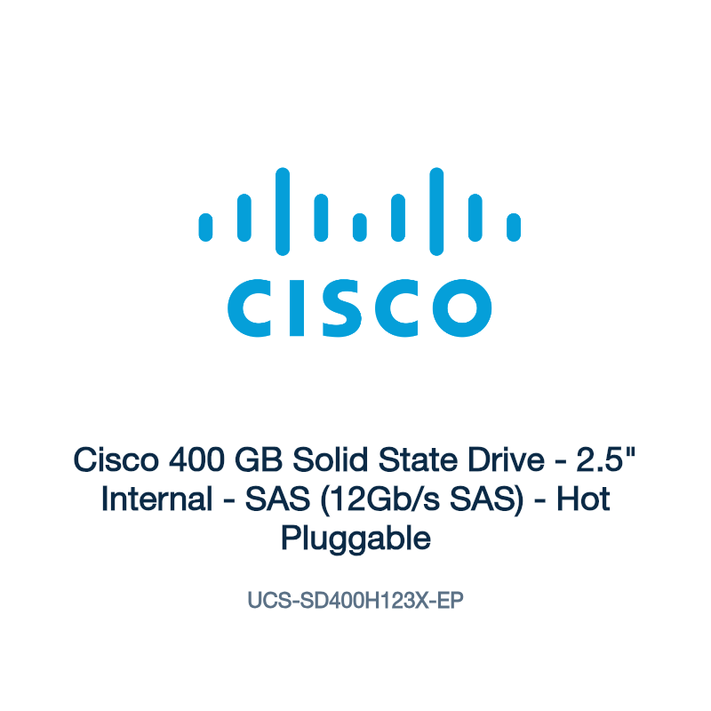 UCS-SD400H123X-EP: Cisco 400 GB Solid State Drive