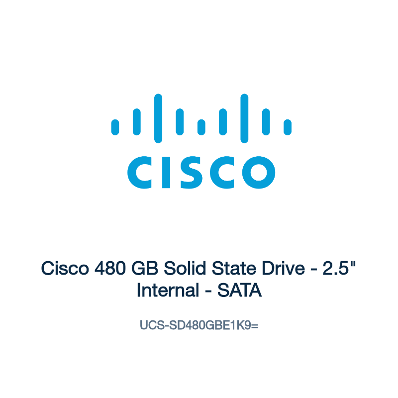 UCS-SD480GBE1K9=: Cisco 480 GB Solid State Drive