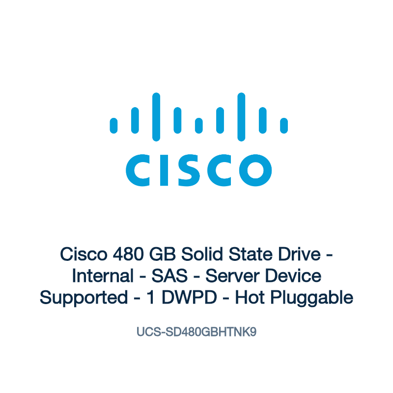 UCS-SD480GBHTNK9: Cisco 480 GB Solid State Drive