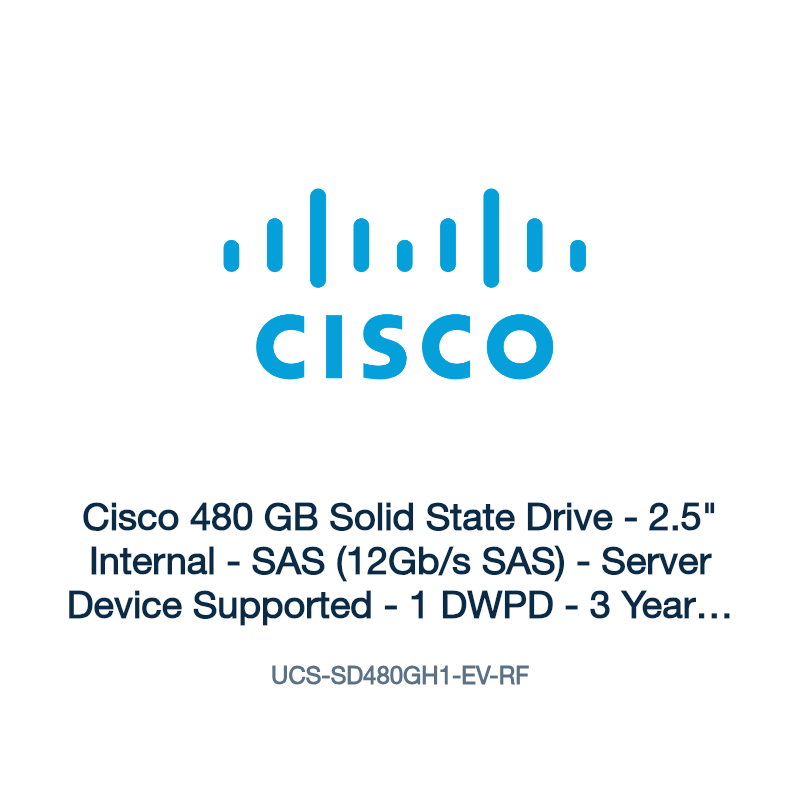 UCS-SD480GH1-EV-RF: Cisco 480 GB Solid State Drive