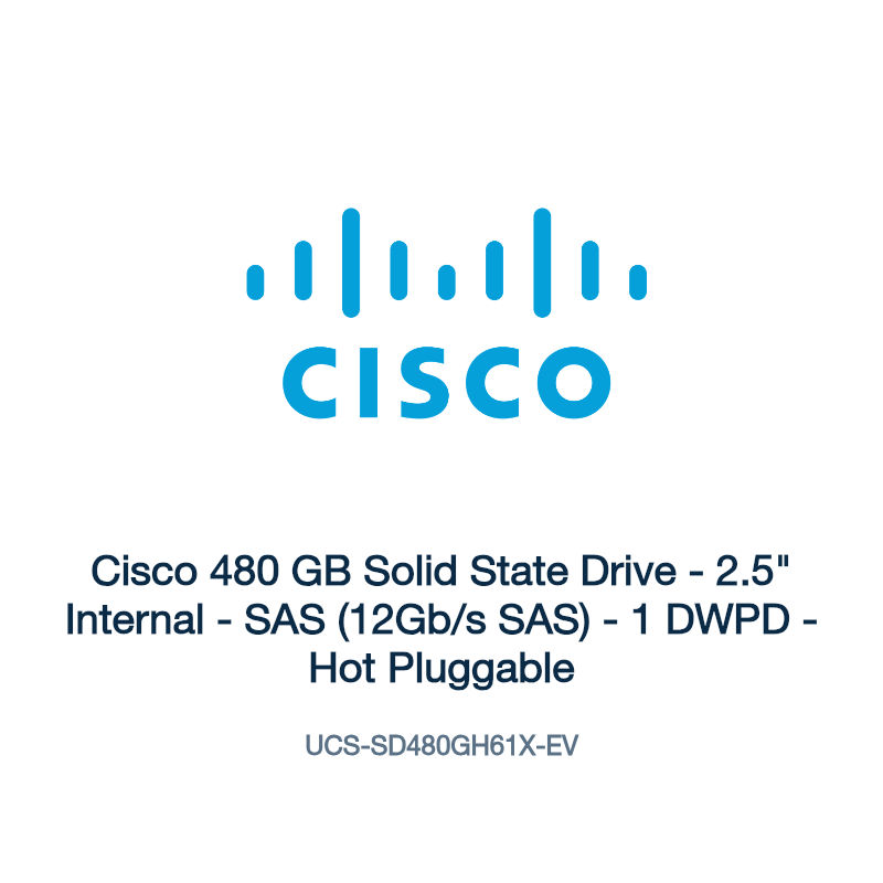 UCS-SD480GH61X-EV: Cisco 480 GB Solid State Drive