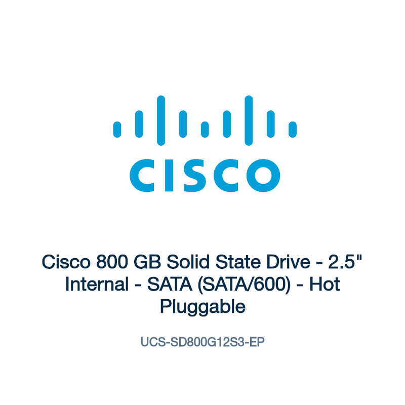 UCS-SD800G12S3-EP: Cisco 800 GB Solid State Drive