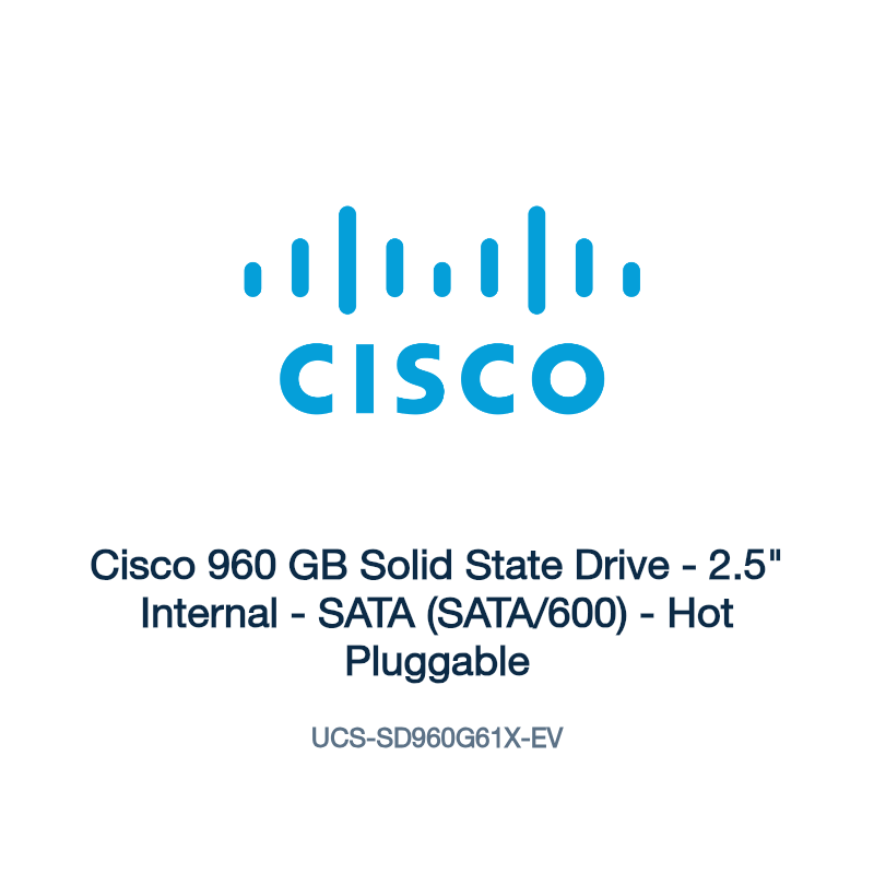 UCS-SD960G61X-EV: Cisco 960 GB Solid State Drive