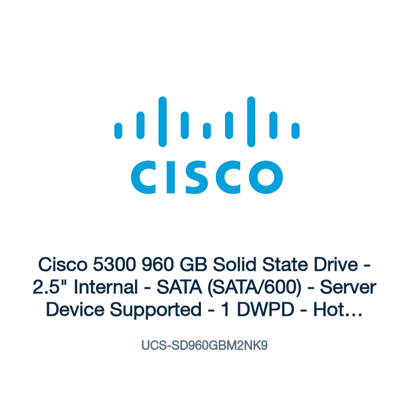 UCS-SD960GBM2NK9: Cisco 5300 960 GB Solid State Drive