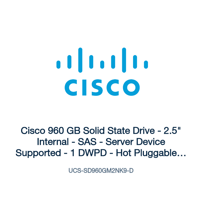 UCS-SD960GM2NK9-D: Cisco 960 GB Solid State Drive