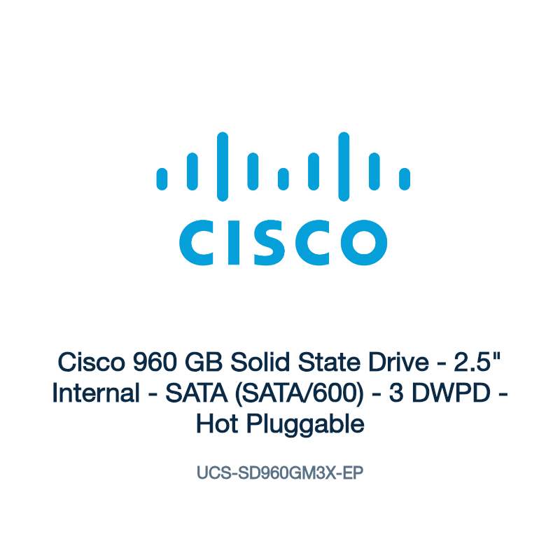 UCS-SD960GM3X-EP: Cisco 960 GB Solid State Drive