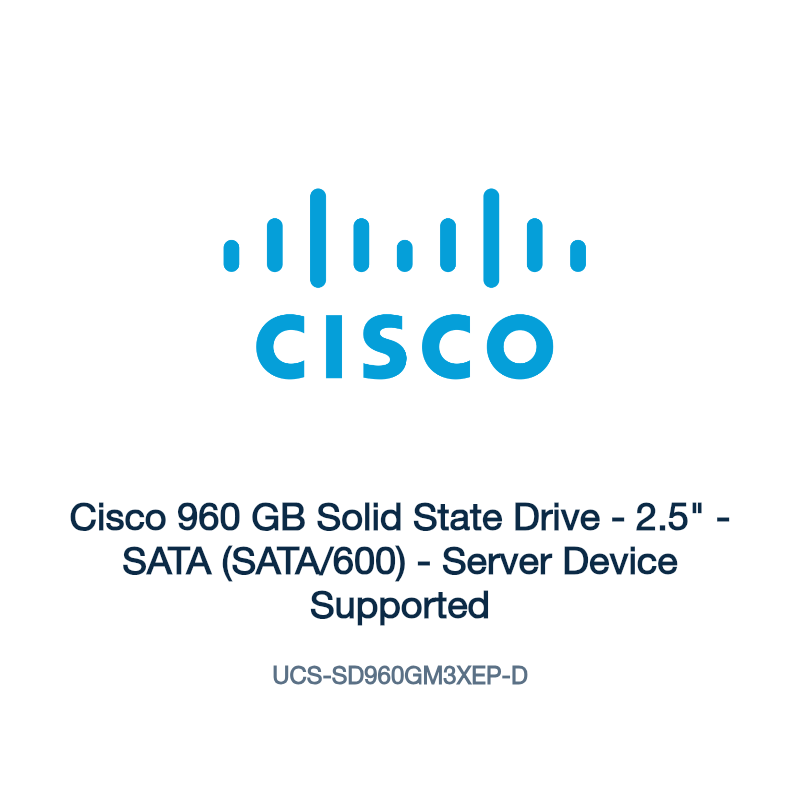 UCS-SD960GM3XEP-D: Cisco 960 GB Solid State Drive
