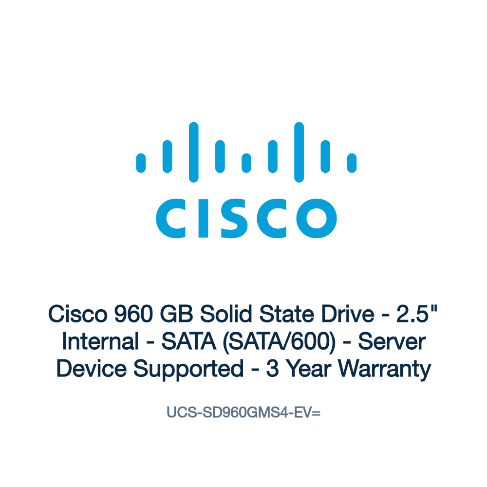 UCS-SD960GMS4-EV=: Cisco 960 GB Solid State Drive