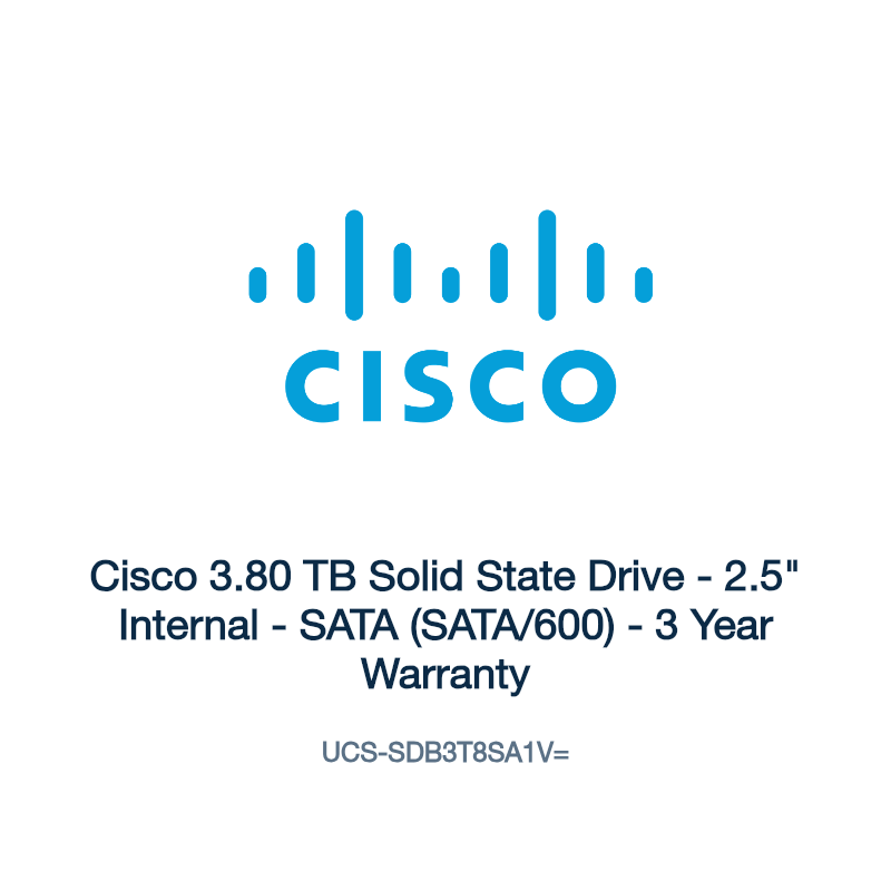UCS-SDB3T8SA1V=: Cisco 3.80 TB Solid State Drive