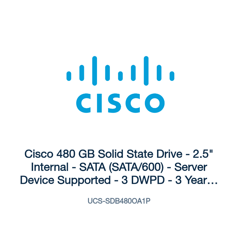 UCS-SDB480OA1P: Cisco 480 GB Solid State Drive