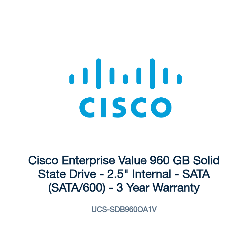 UCS-SDB960OA1V: Cisco Enterprise Value 960 GB Solid State Drive