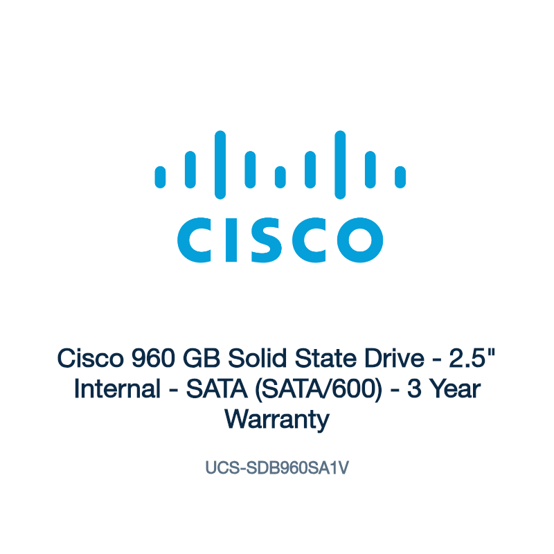UCS-SDB960SA1V: Cisco 960 GB Solid State Drive