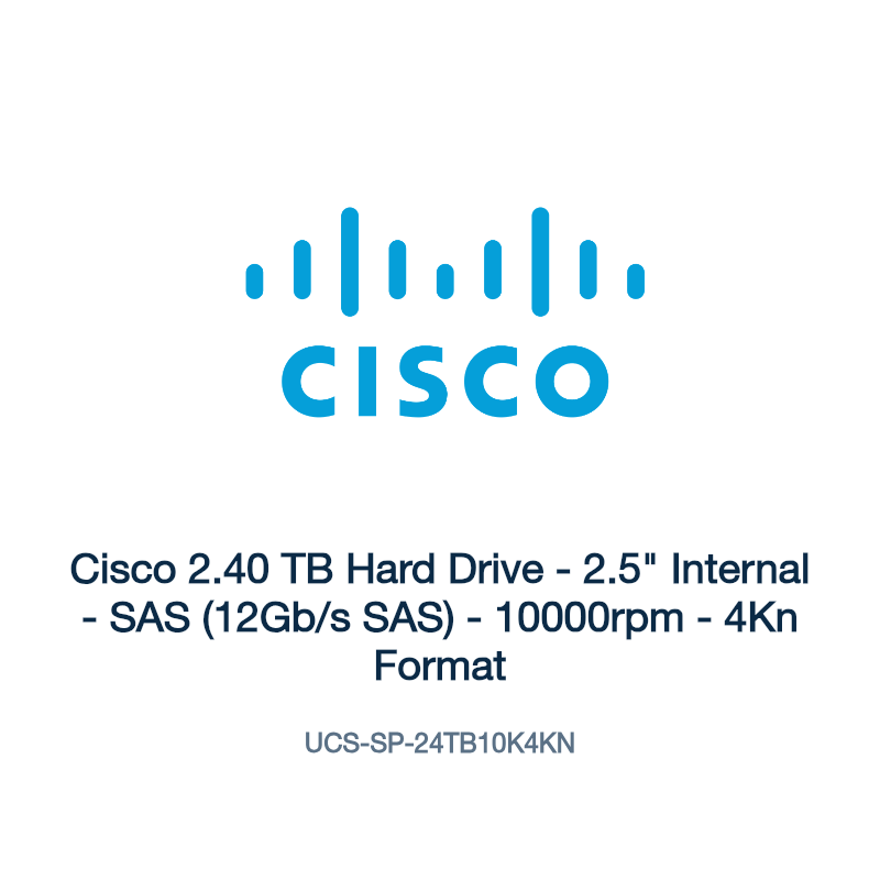 UCS-SP-24TB10K4KN: Cisco 2.40 TB Hard Drive