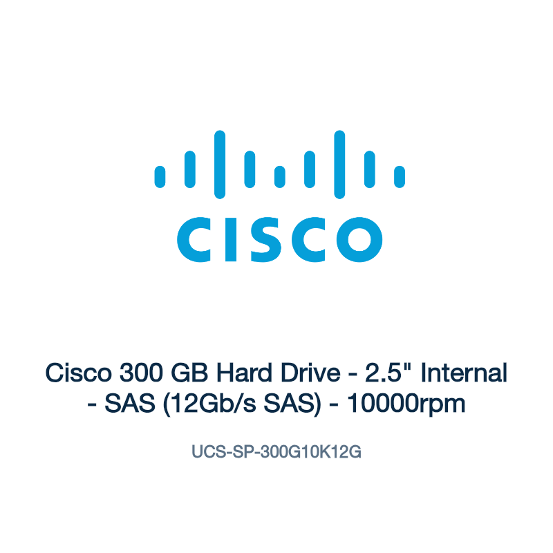 UCS-SP-300G10K12G: Cisco 300 GB Hard Drive