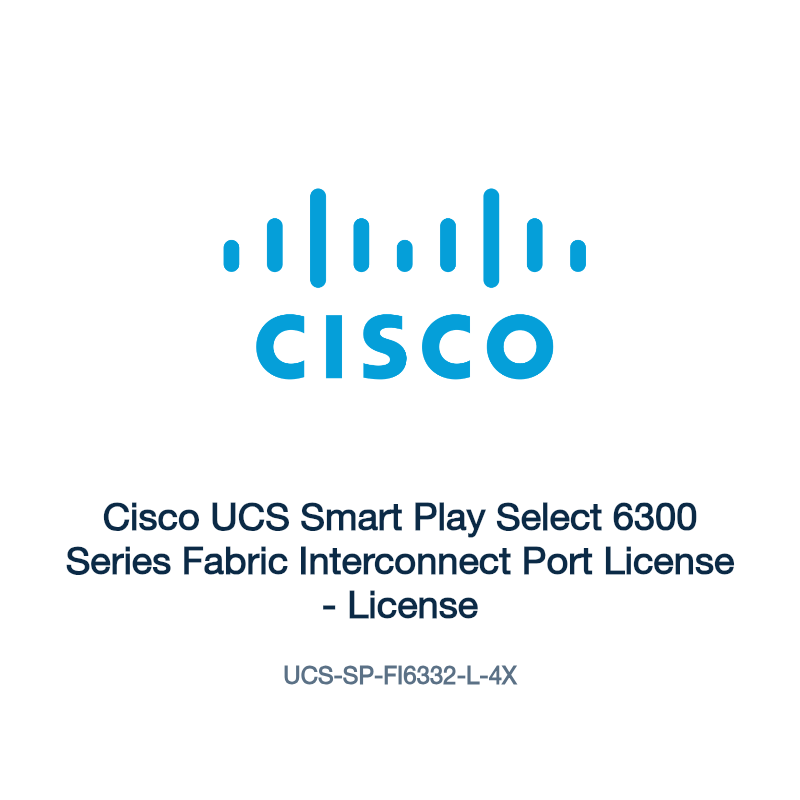 UCS-SP-FI6332-L-4X: Cisco UCS Smart Play Select 6300 Series Fabric Interconnect Port