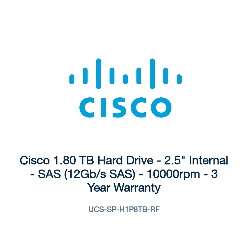 UCS-SP-H1P8TB-RF: Cisco 1.80 TB Hard Drive