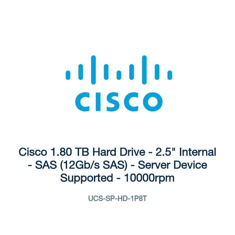 UCS-SP-HD-1P8T: Cisco 1.80 TB Hard Drive