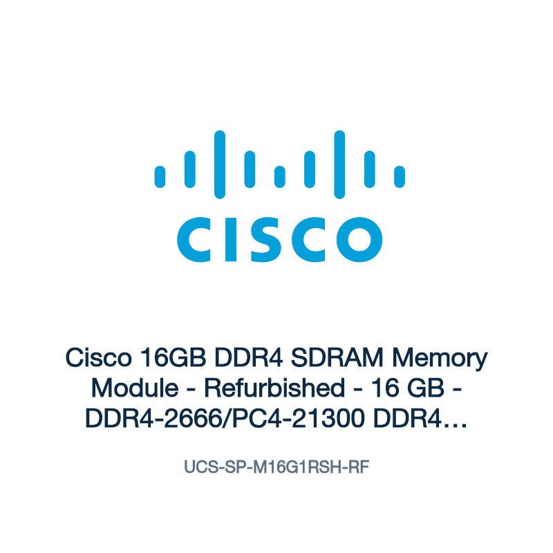 UCS-SP-M16G1RSH-RF: Cisco 16GB DDR4 SDRAM Memory Module
