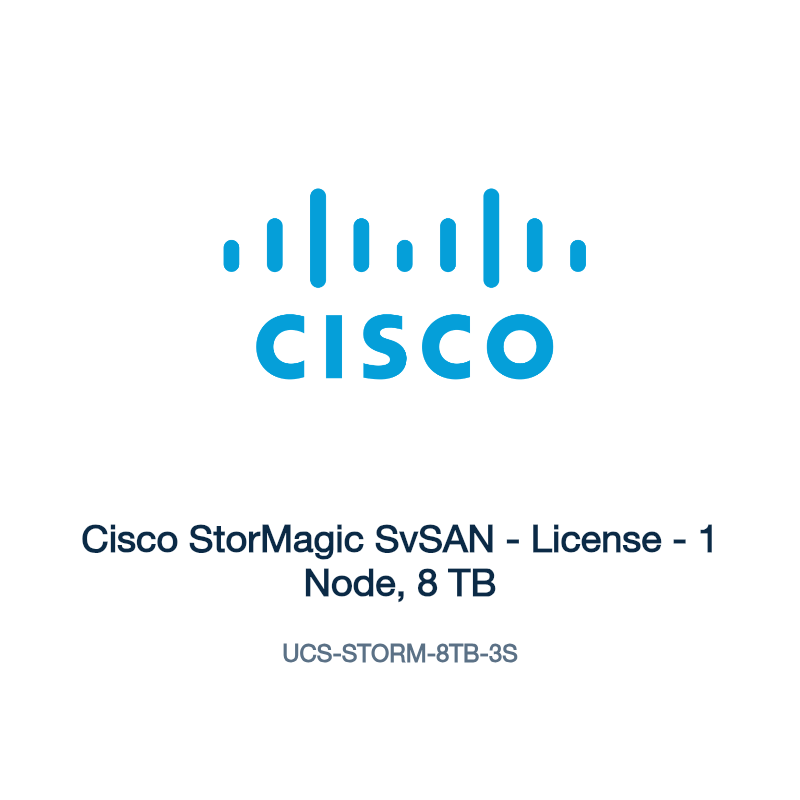 UCS-STORM-8TB-3S: Cisco StorMagic SvSAN