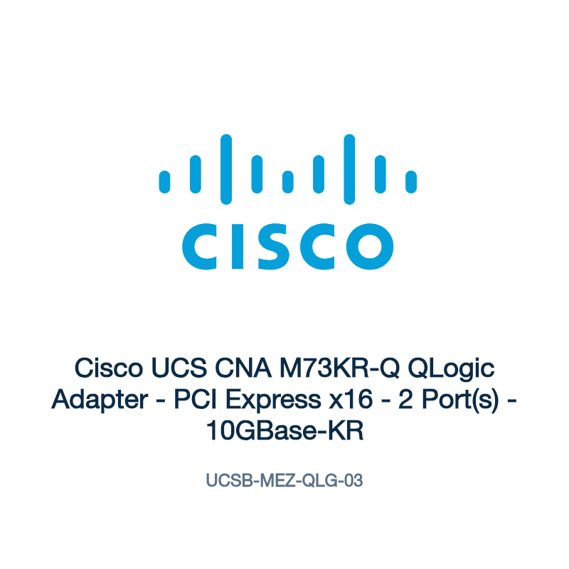 UCSB-MEZ-QLG-03: Cisco UCS CNA M73KR-Q QLogic Adapter