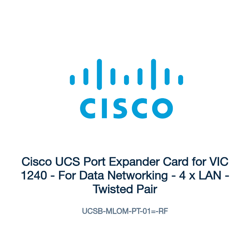 UCSB-MLOM-PT-01=-RF: Cisco UCS Port Expander Card for VIC 1240