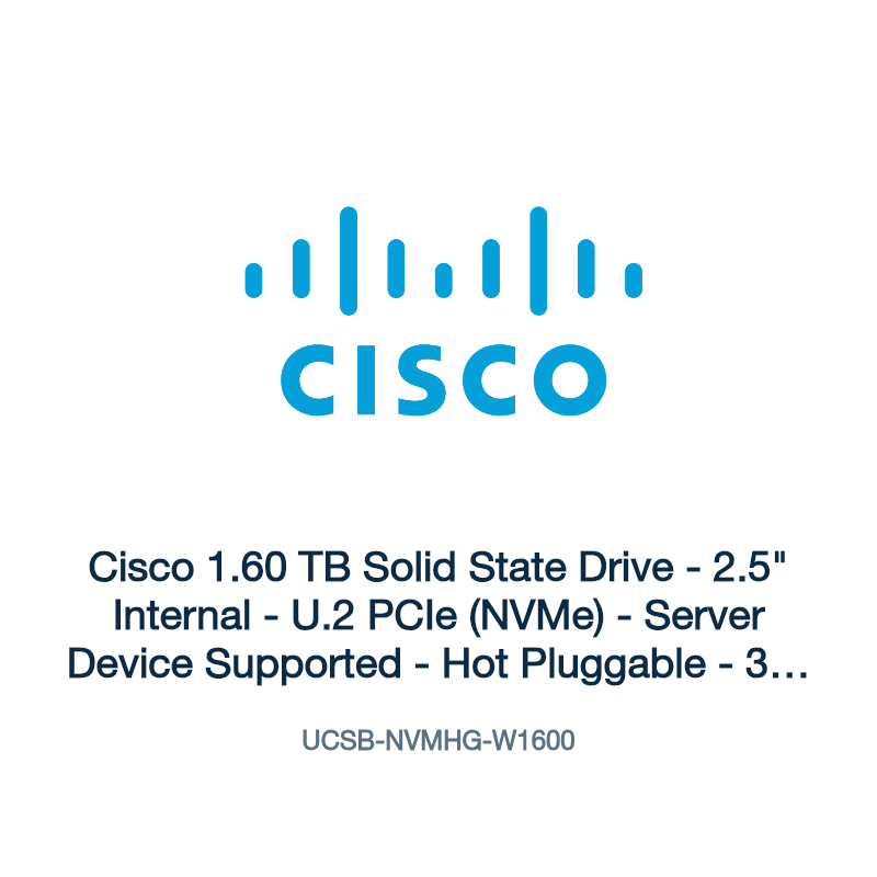 UCSB-NVMHG-W1600: Cisco 1.60 TB Solid State Drive