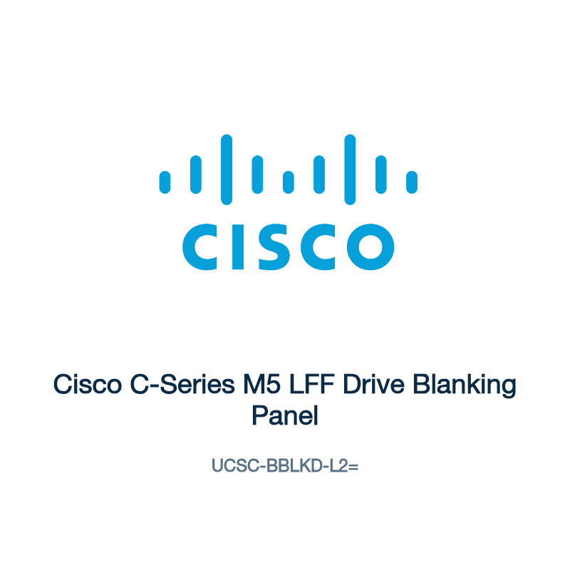 UCSC-BBLKD-L2=: Cisco C-Series M5 LFF Drive Blanking Panel