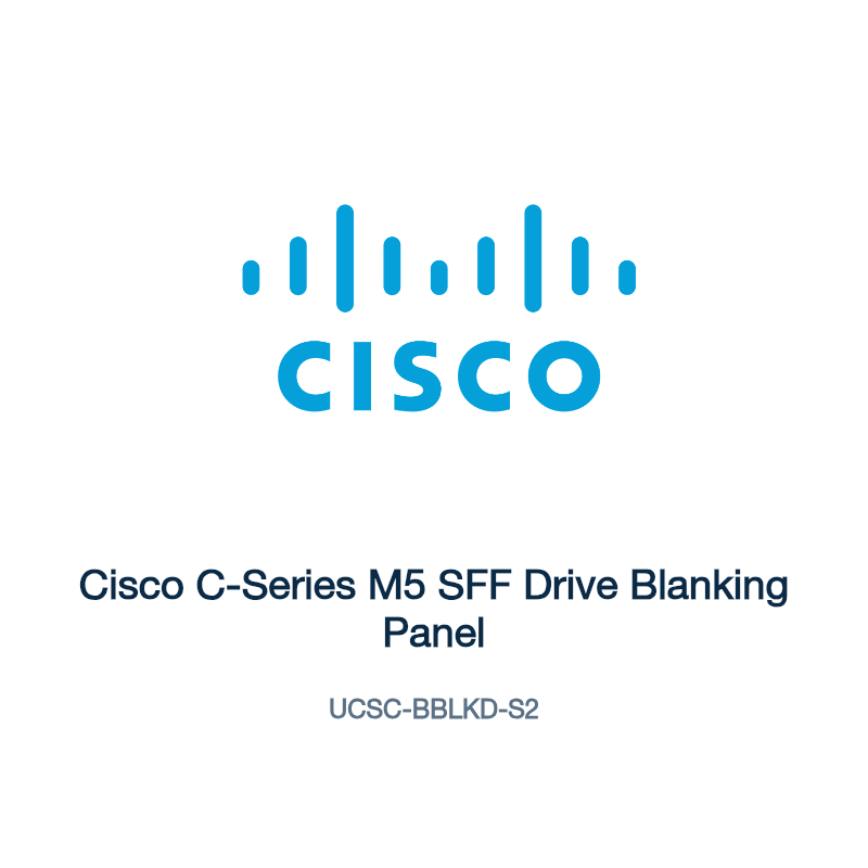 UCSC-BBLKD-S2: Cisco C-Series M5 SFF Drive Blanking Panel