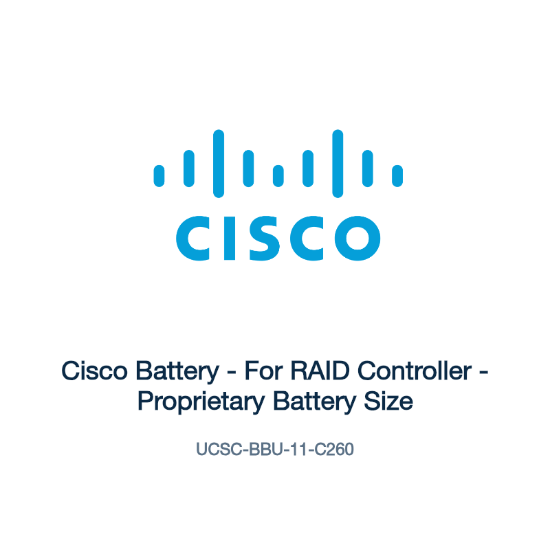 UCSC-BBU-11-C260: Cisco Battery - For RAID Controller - Proprietary Battery Size