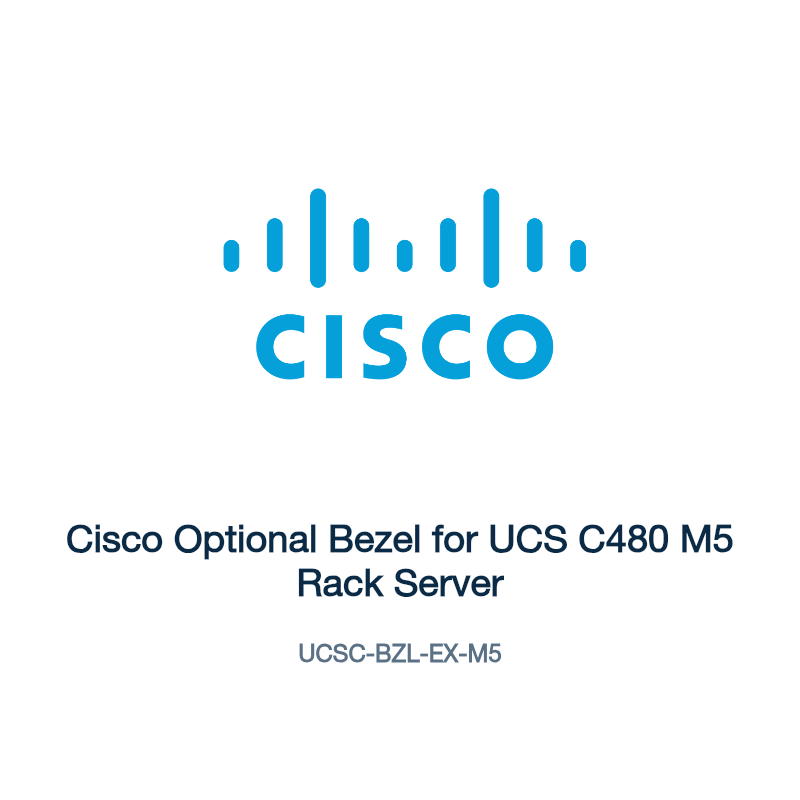 UCSC-BZL-EX-M5: Cisco Optional Bezel for UCS C480 M5 Rack Server