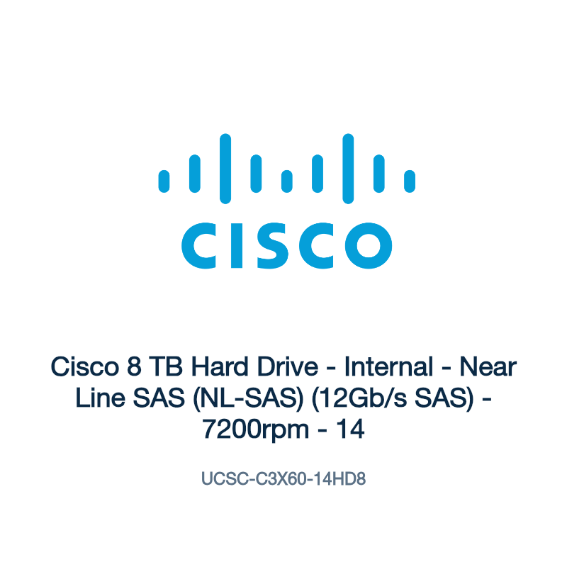 UCSC-C3X60-14HD8: Cisco 8 TB Hard Drive