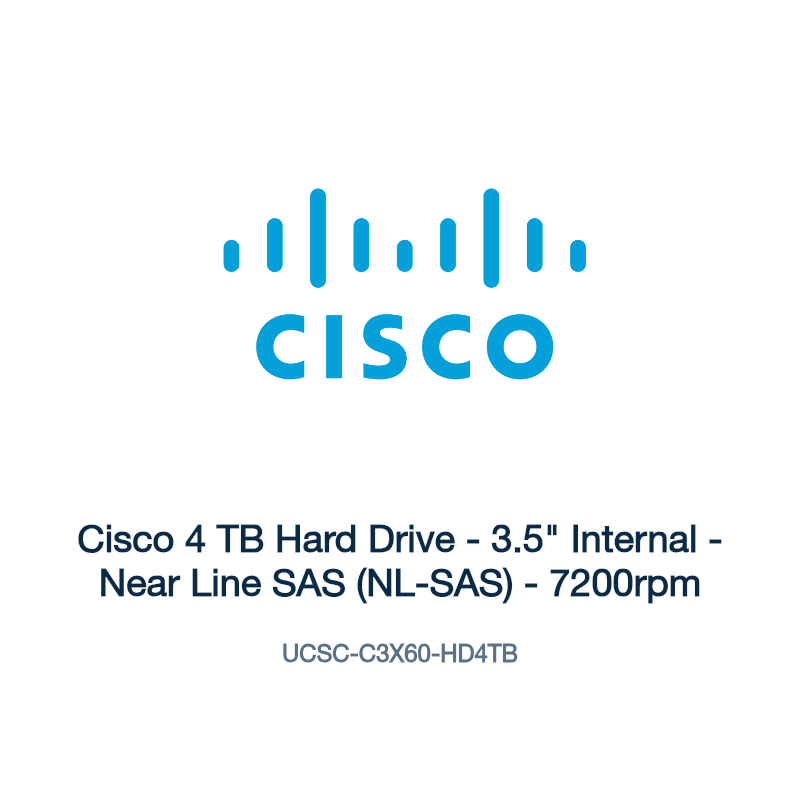 UCSC-C3X60-HD4TB: Cisco 4 TB Hard Drive