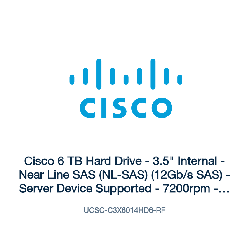 UCSC-C3X6014HD6-RF: Cisco 6 TB Hard Drive