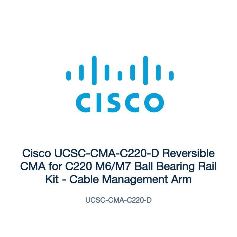 UCSC-CMA-C220-D: Cisco UCSC-CMA-C220-D Reversible CMA for C220 M6/M7 Ball Bearing Rail