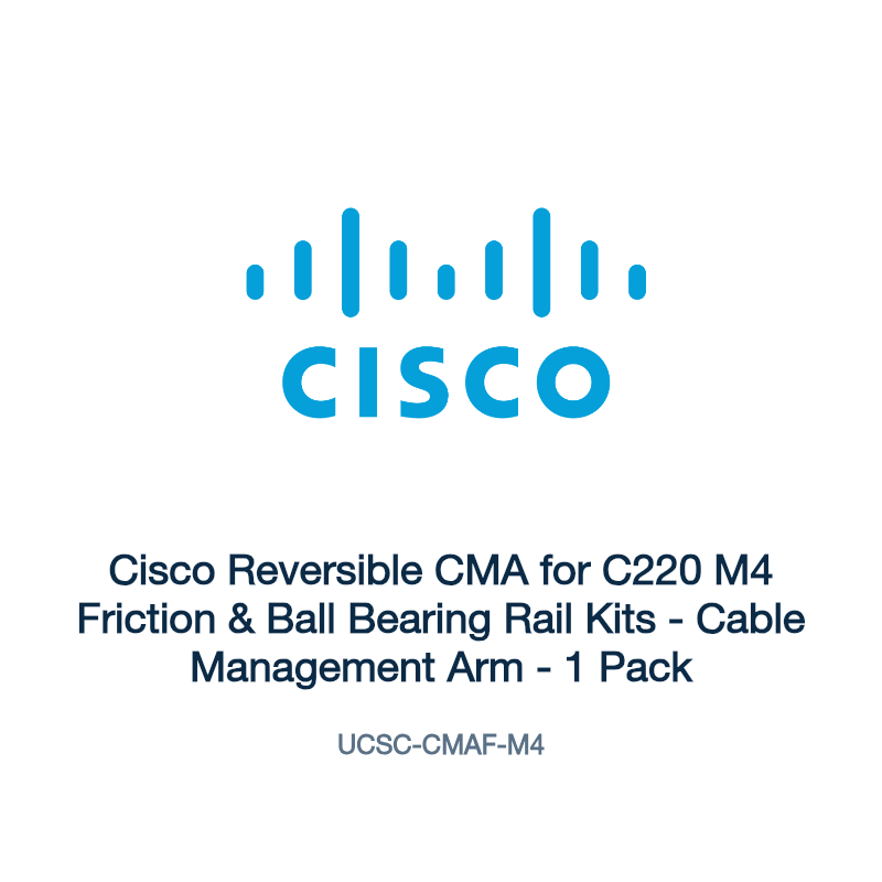 UCSC-CMAF-M4: Cisco Reversible CMA for C220 M4 Friction & Ball Bearing Rail Kits