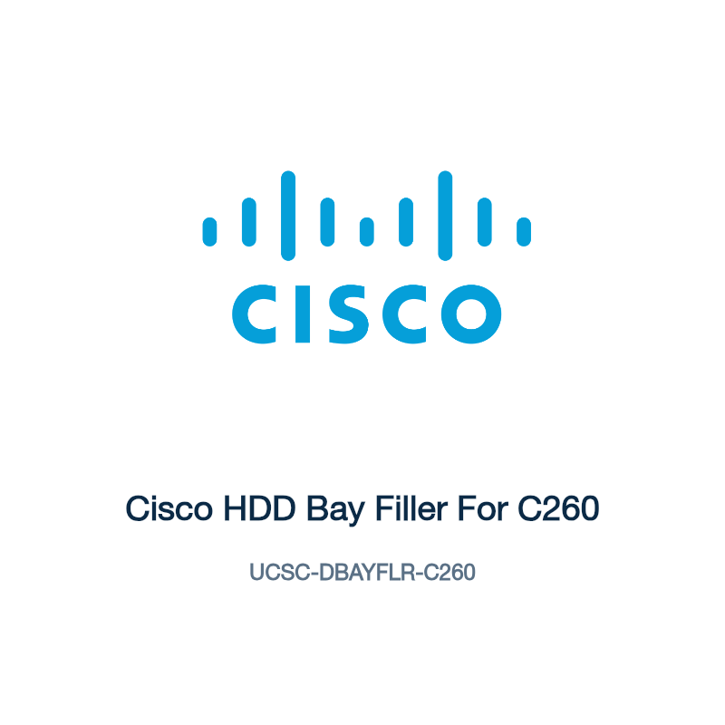 UCSC-DBAYFLR-C260: Cisco HDD Bay Filler For C260