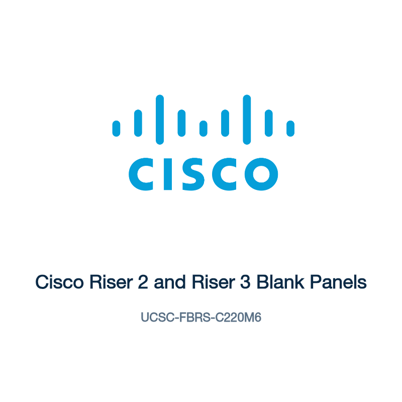 UCSC-FBRS-C220M6: Cisco Riser 2 and Riser 3 Blank Panels