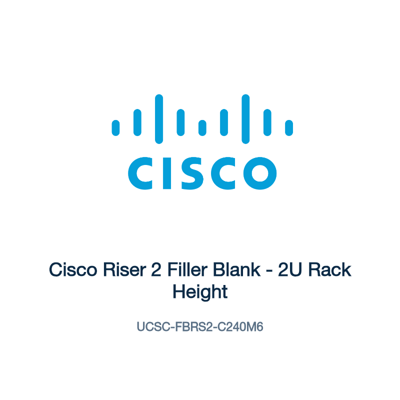 UCSC-FBRS2-C240M6: Cisco Riser 2 Filler Blank