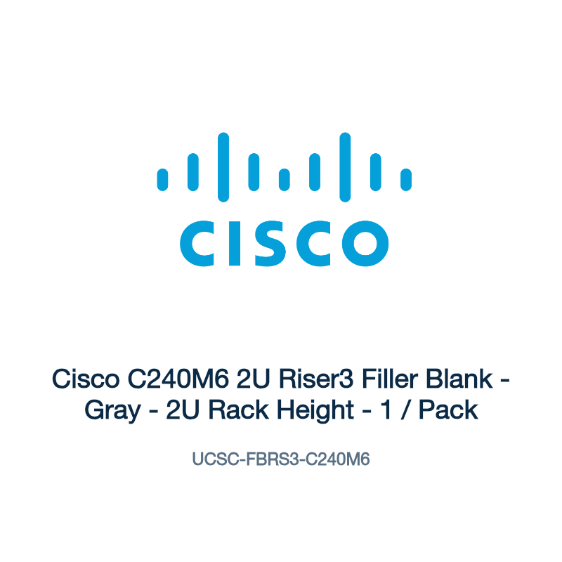 UCSC-FBRS3-C240M6: Cisco C240M6 2U Riser3 Filler Blank