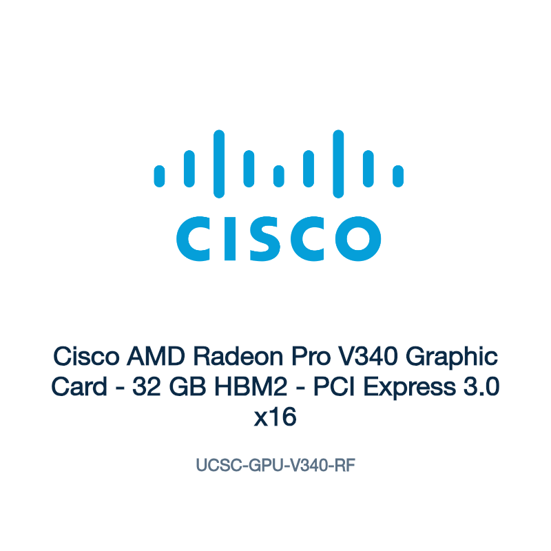 UCSC-GPU-V340-RF: Cisco AMD Radeon Pro V340 Graphic Card