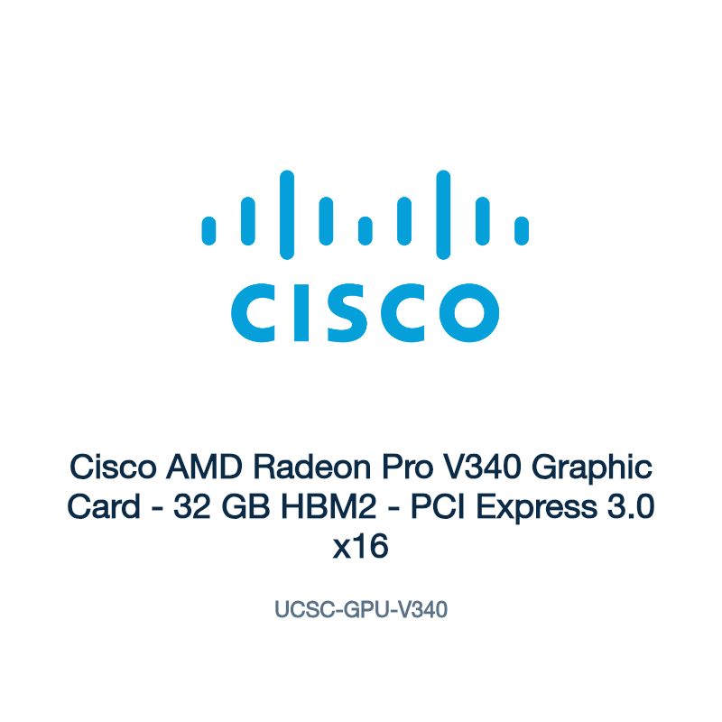 UCSC-GPU-V340: Cisco AMD Radeon Pro V340 Graphic Card