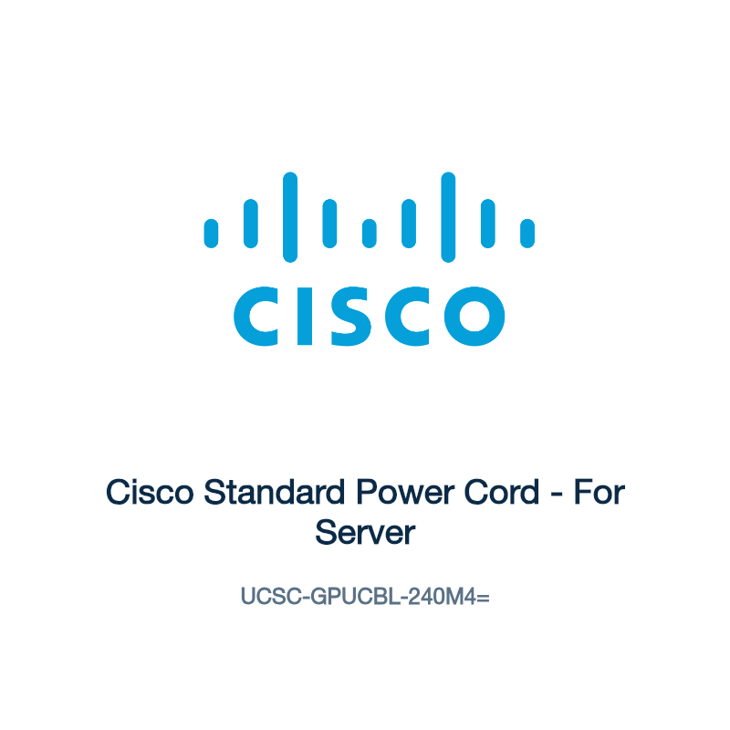 UCSC-GPUCBL-240M4=: Cisco Standard Power Cord