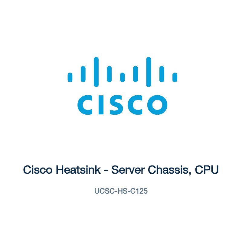 UCSC-HS-C125: Cisco Heatsink - Server Chassis, CPU