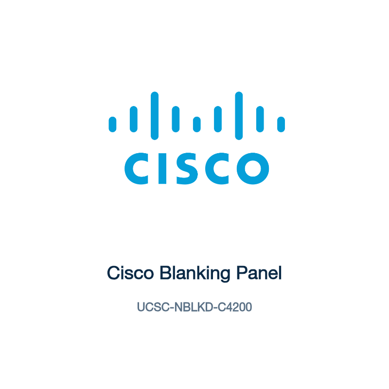 UCSC-NBLKD-C4200: Cisco Blanking Panel
