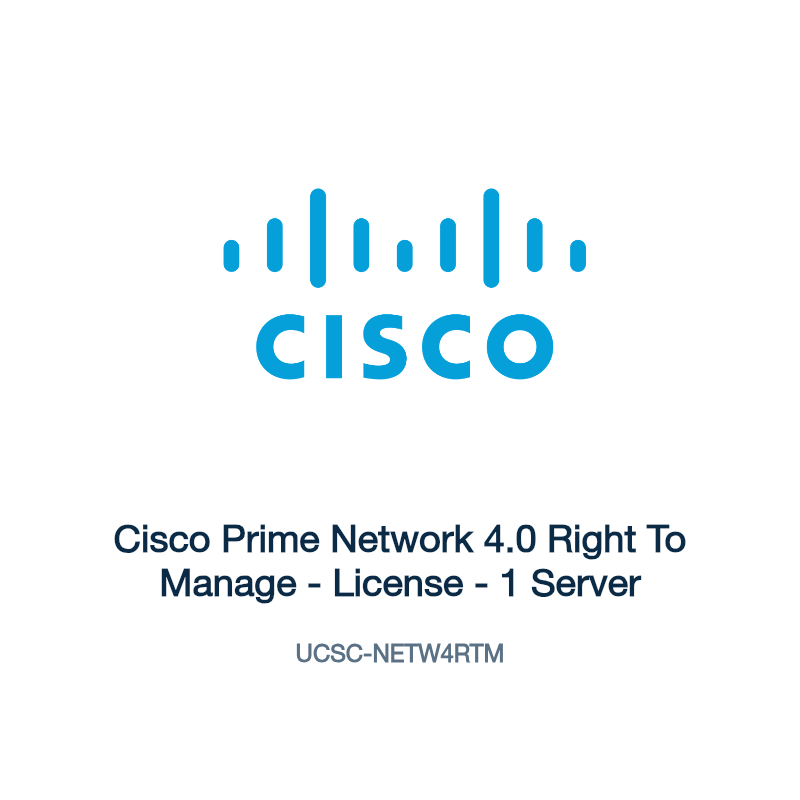 UCSC-NETW4RTM: Cisco Prime Network 4.0 Right To Manage