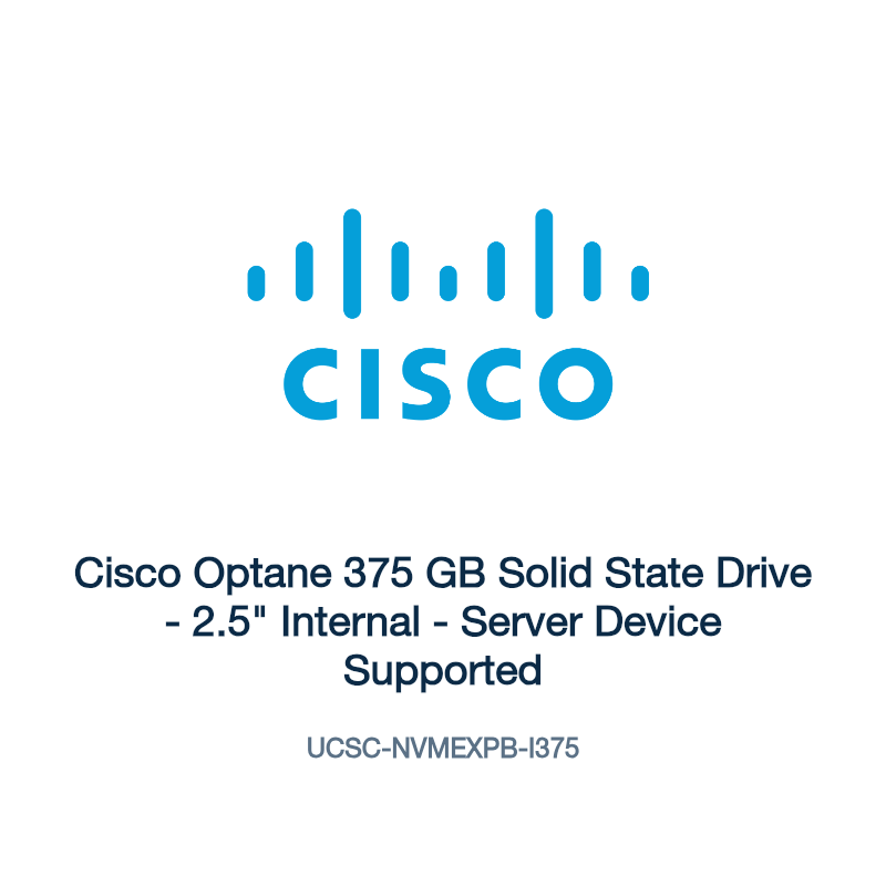 UCSC-NVMEXPB-I375: Cisco Optane 375 GB Solid State Drive